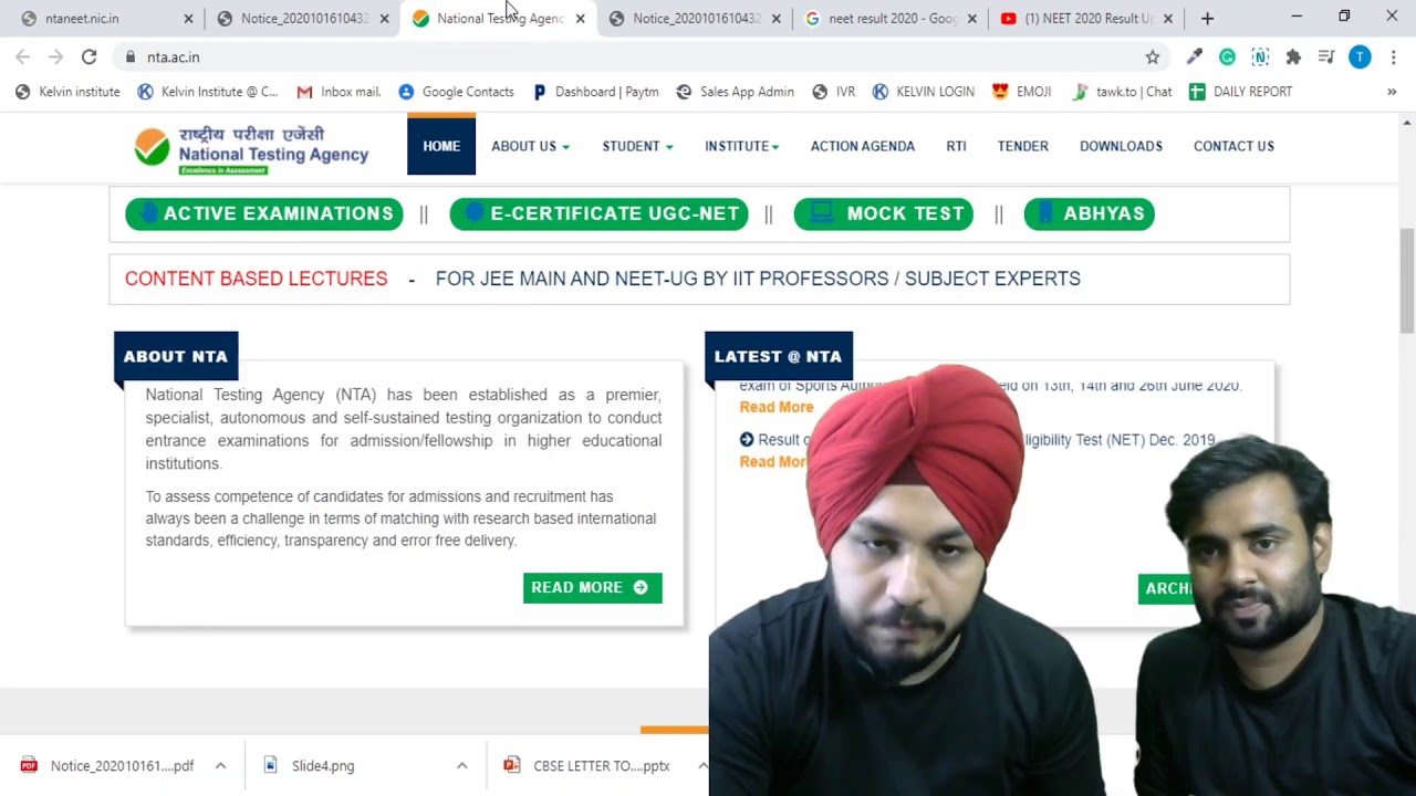 LIVE NEET 2020 RESULT