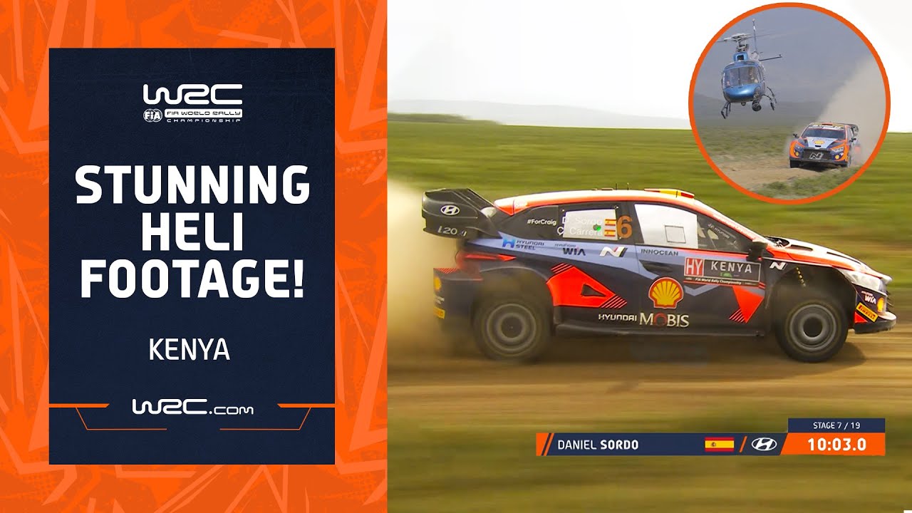 Stunning Heli Footage! | WRC Safari Rally Kenya 2023