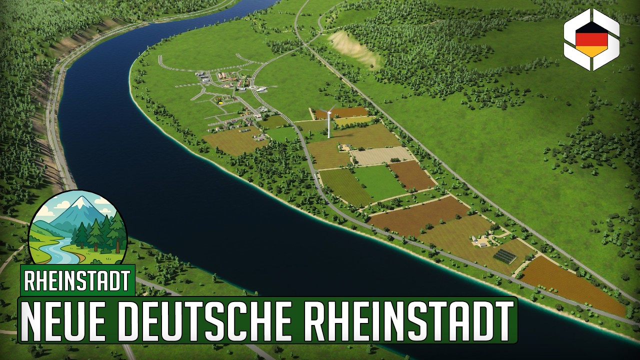 Neue deutsche Stadt am Rhein in Cities Skylines 2 | Rheinstadt 01