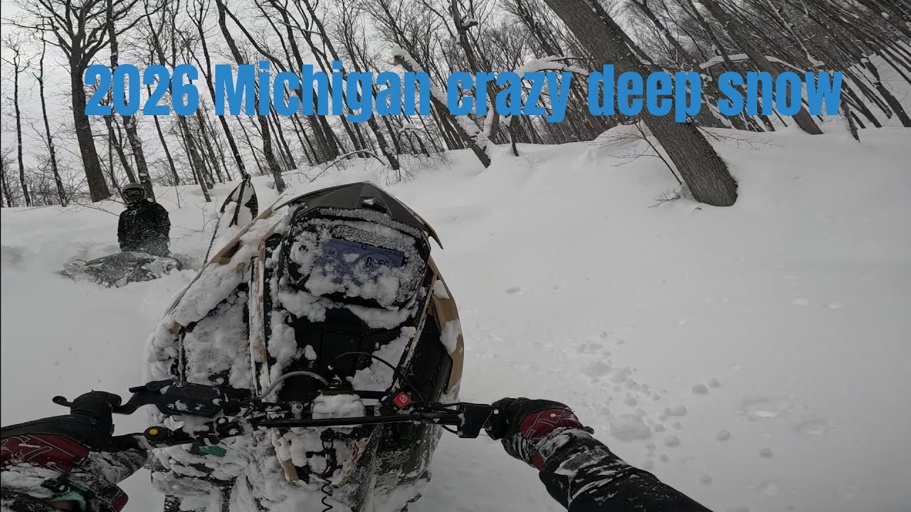2026 Michigan Backcountry// Crazy Deep Snow Feb 25