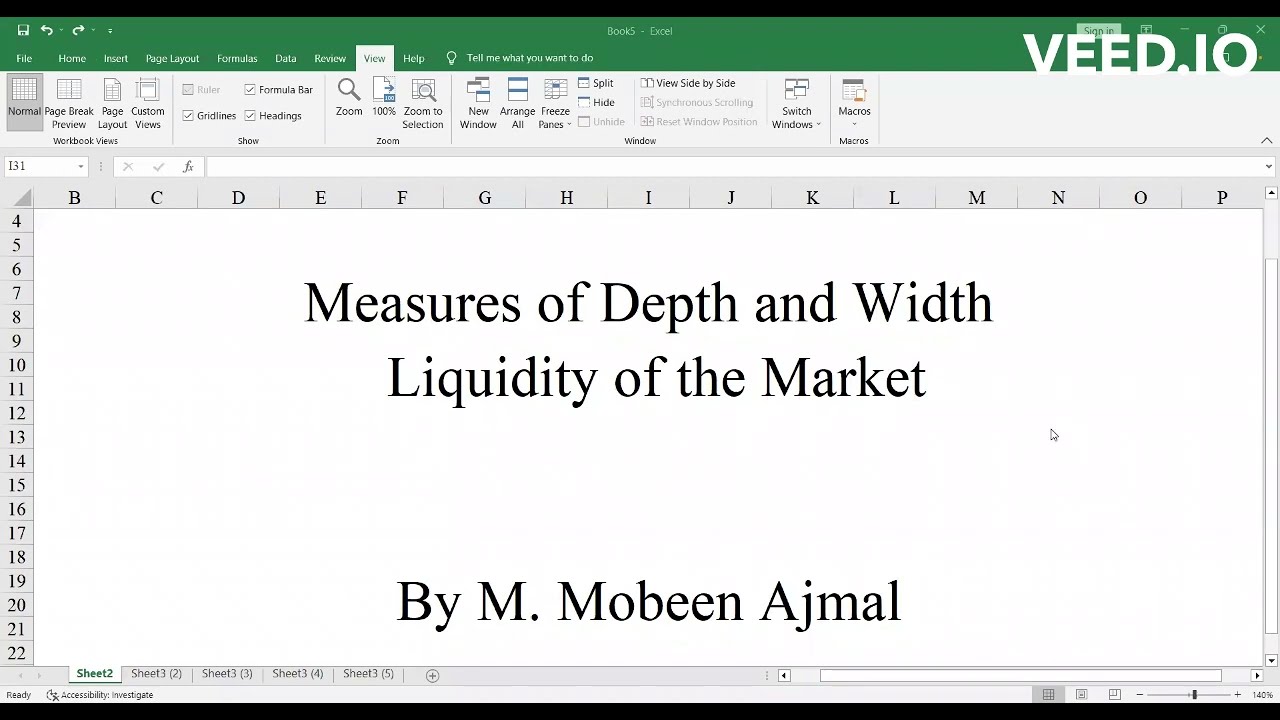 Measures of Depth and Width of the Market Liquidity