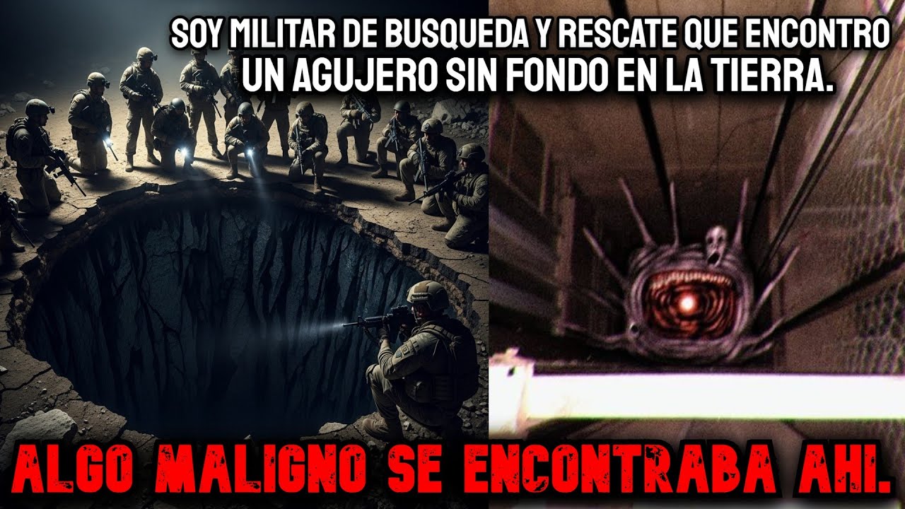 Soy Militar de Búsqueda y Rescate Secreto, Encontramos Un Agujero Sin Fondo Aterrador - Creepypasta