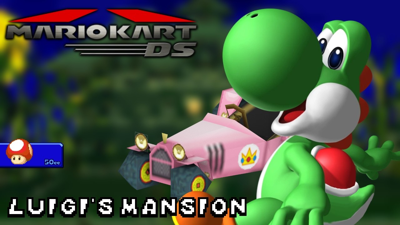 Mario Kart DS - 50cc - Yoshi - Royale - Luigi's Mansion | Ep. 3652