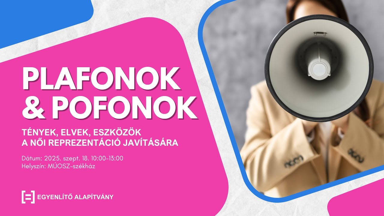 Plafonok és pofonok - Tükörkép vagy torzkép? // kerekasztal