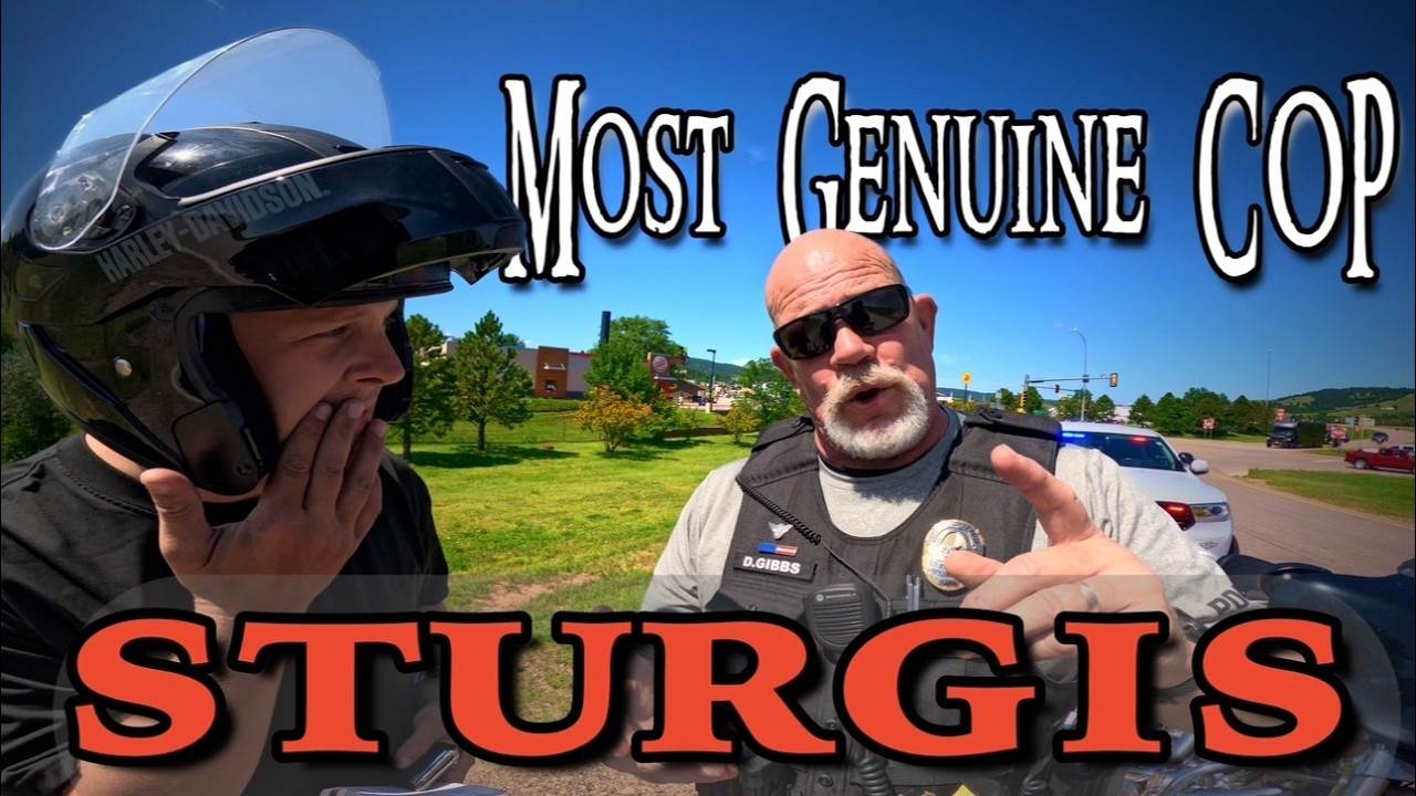 STURGIS - Most Genuine cop - Iron Mountain Road - Needles Highway - Boars Nest