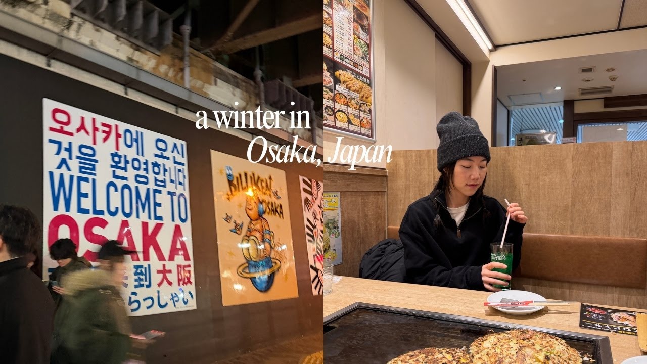 Osaka Vlog: food, coffee, slow days & exploring the City