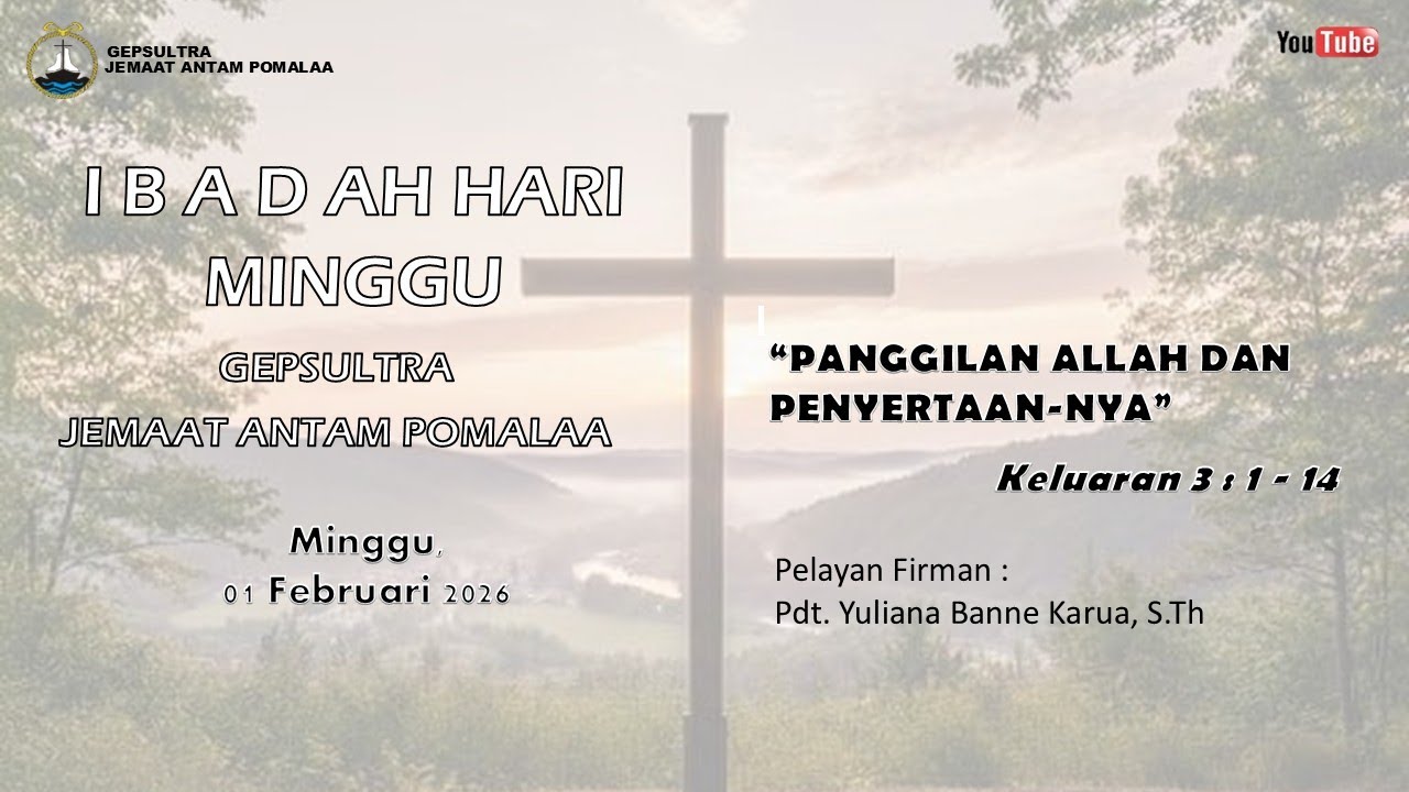 Ibadah Minggu, 1 Feb 2026