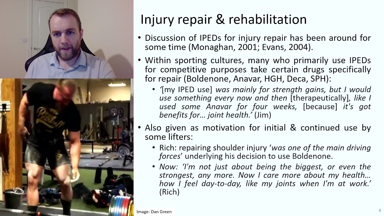 Therapeutic & Wellbeing Motivations for Steroid & IPED Use (TRT, Injury repair) | Paper presentation