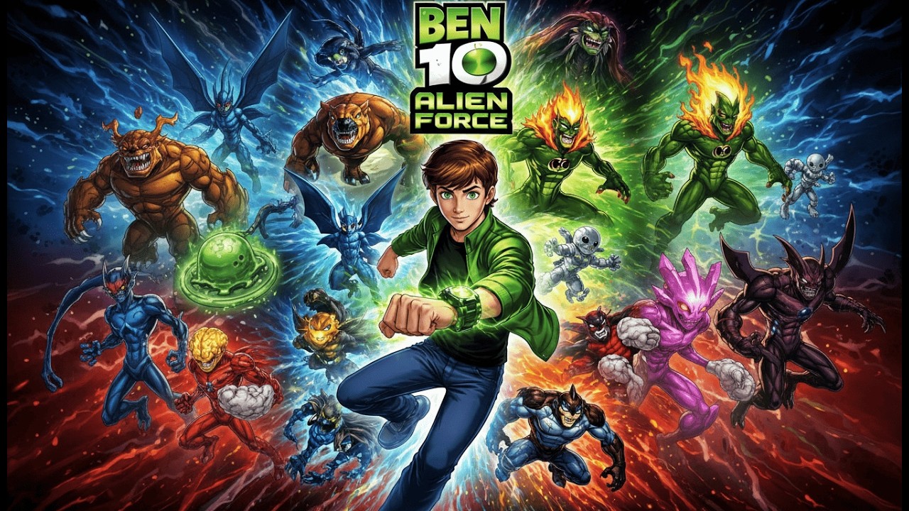 💥 Transformasi Terbaik Ben 10 Alien Force! #livestream #ben10 #psp  #part3