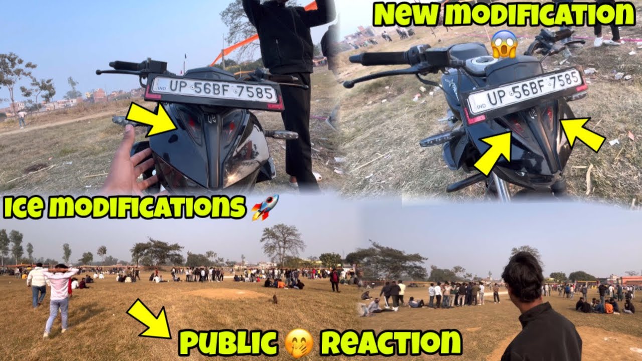 Bike Ka New Look 😲 | Public Reaction 🔥 Aisi Modification Kabhi Nahi Dekha 😱 