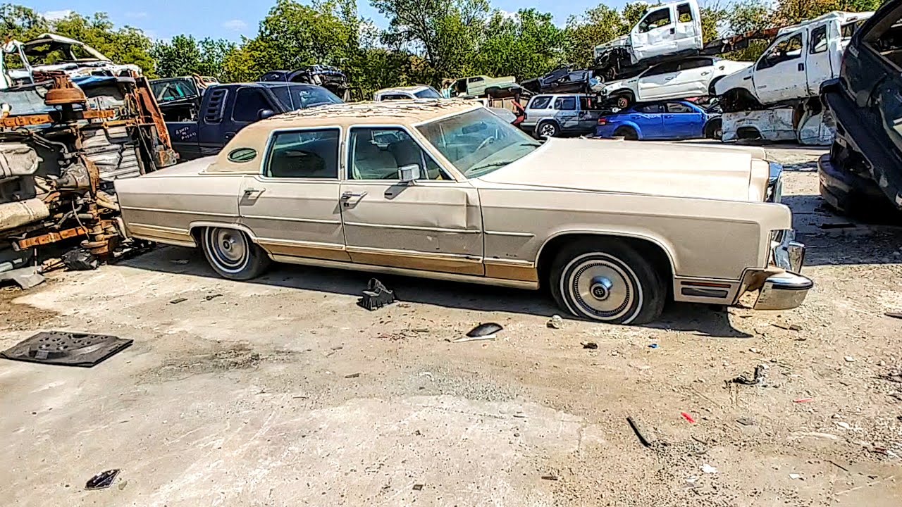 Unfortunate End Of The Road For This 1979 Lincoln Continental Town Car Survivor Junkyard Find