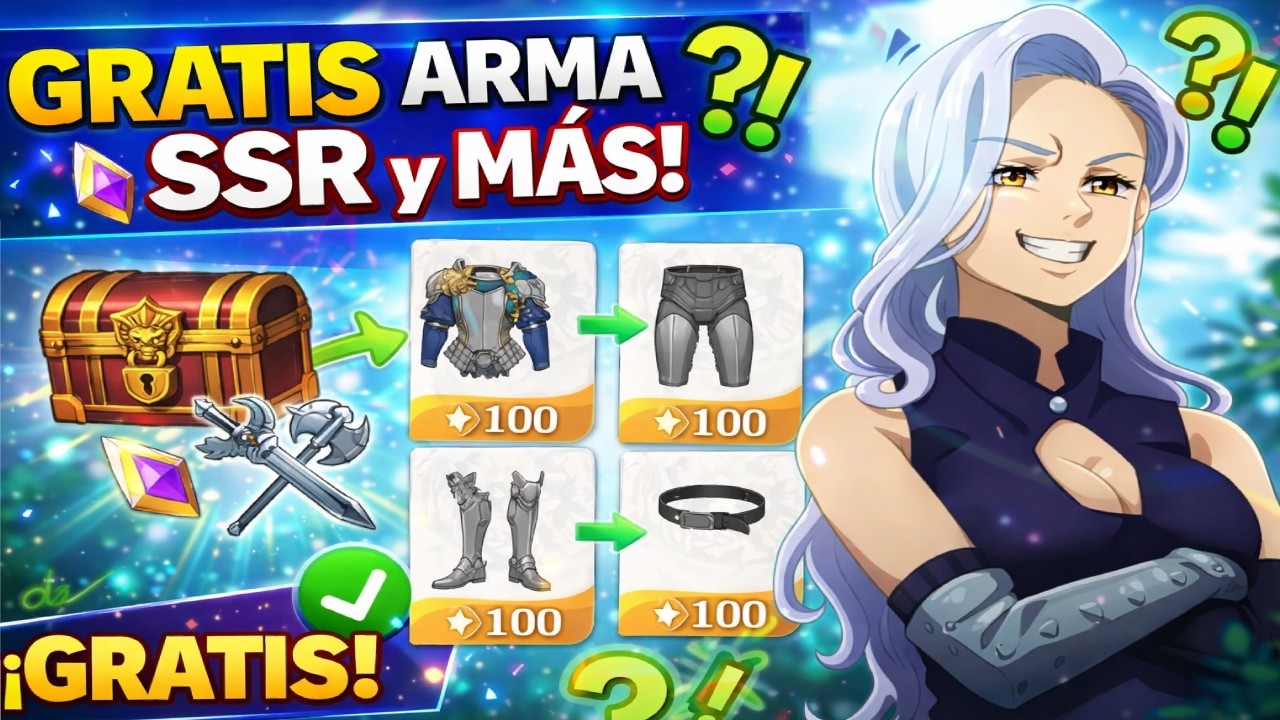 🎁ESPERA!! QUE ARMA ELEGIR de la CAJA ARMAS SSR? 7DS Origin