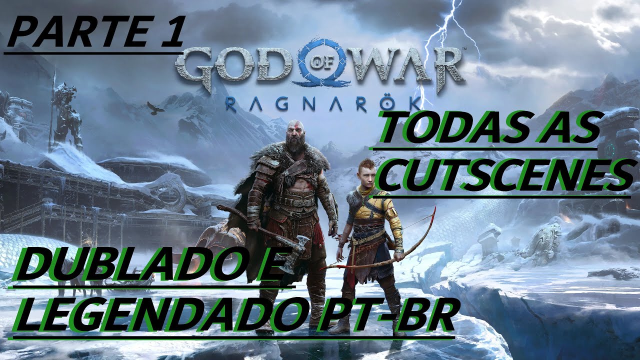 God of War Ragnarok: Todas as Cutscenes Dubladas e Legendadas em Português (Parte 1)| PS5 4K!"