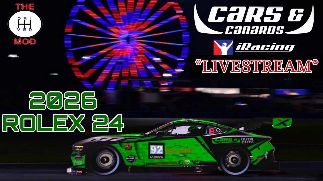 2026 Rolex 24 Livestream Cars and Canards Mustang GT3 Team