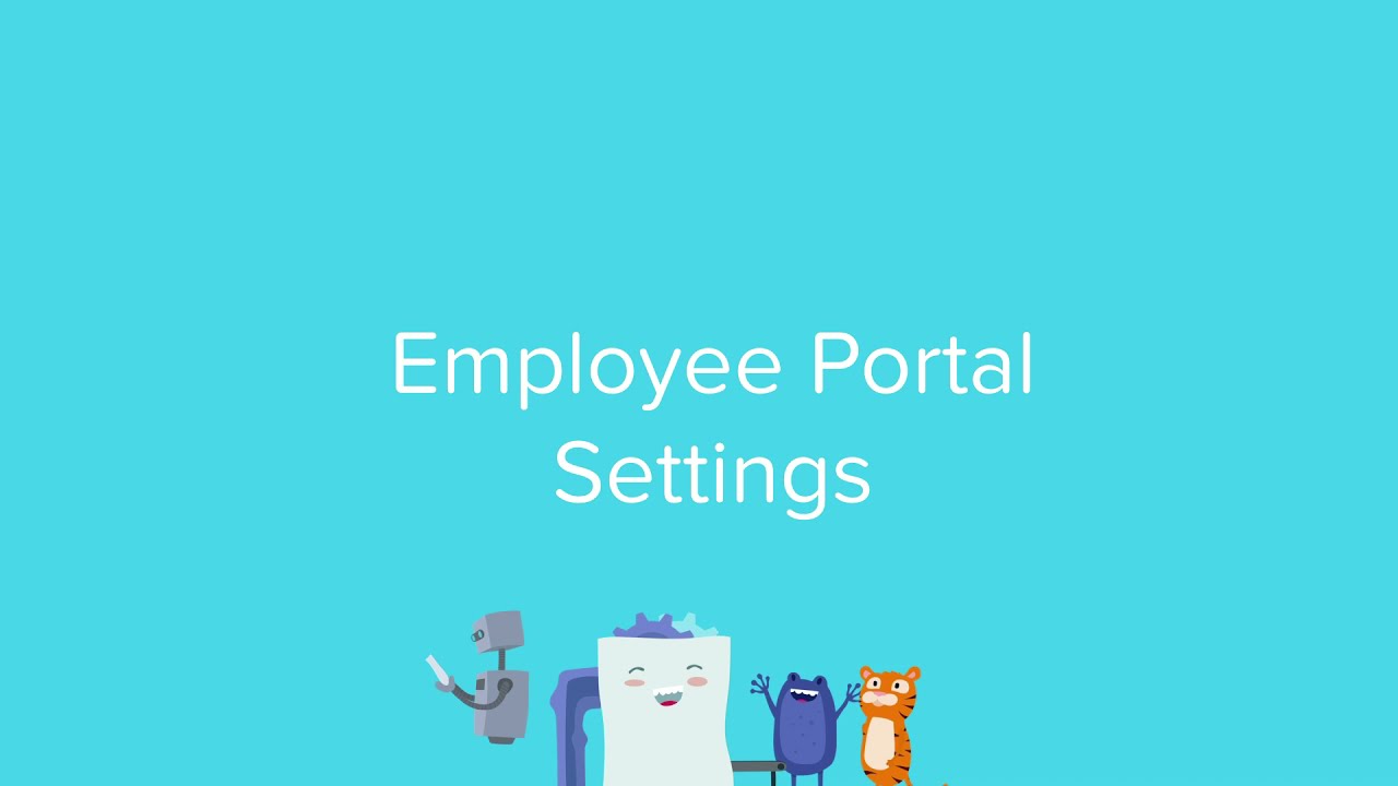 Employee Portal Settings Support Video - KeyPay UK