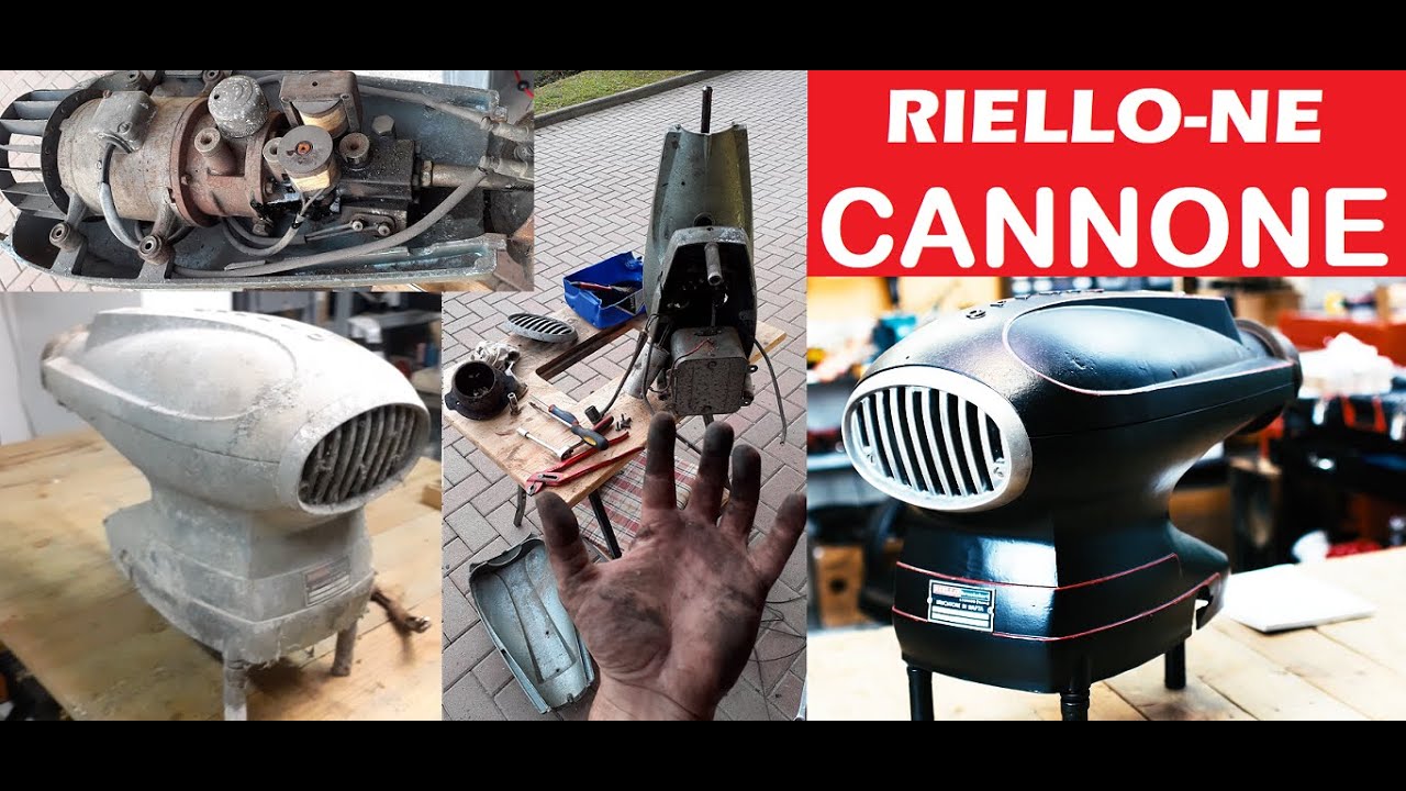 Riellone CANNONE - Bruciatore a Nafta RIELLO anni 60-70 TUNING