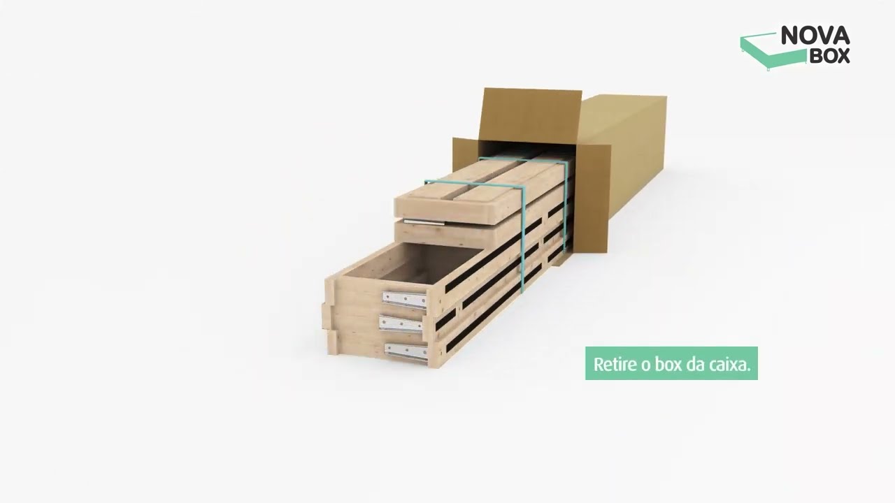 Nova Box Cama Desmont&aacute;vel: Praticidade em uma Embalagem Compacta!
