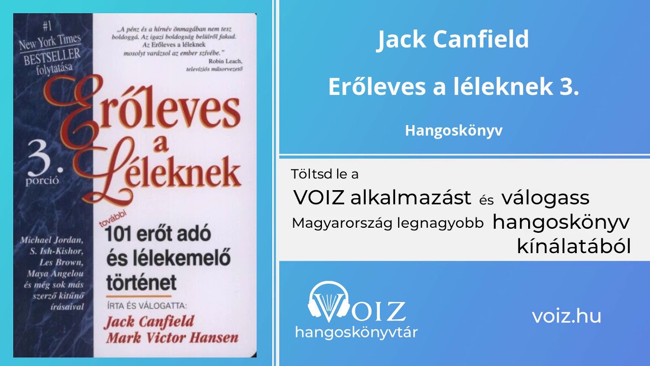 Erőleves a léleknek 3. - Jack Canfield - VOIZ hangoskönyv