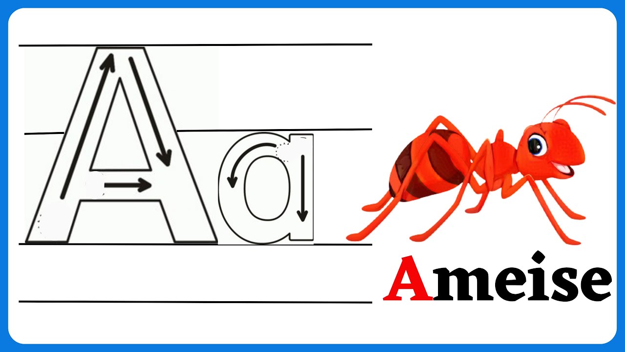Das Alphabet | ABC mit Anlaut