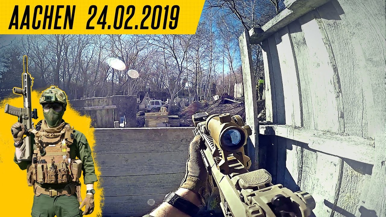 Airsoft Spieltag im Paintballpark Aachen | 24.02.2019 | Team RSA [FullHD60p]