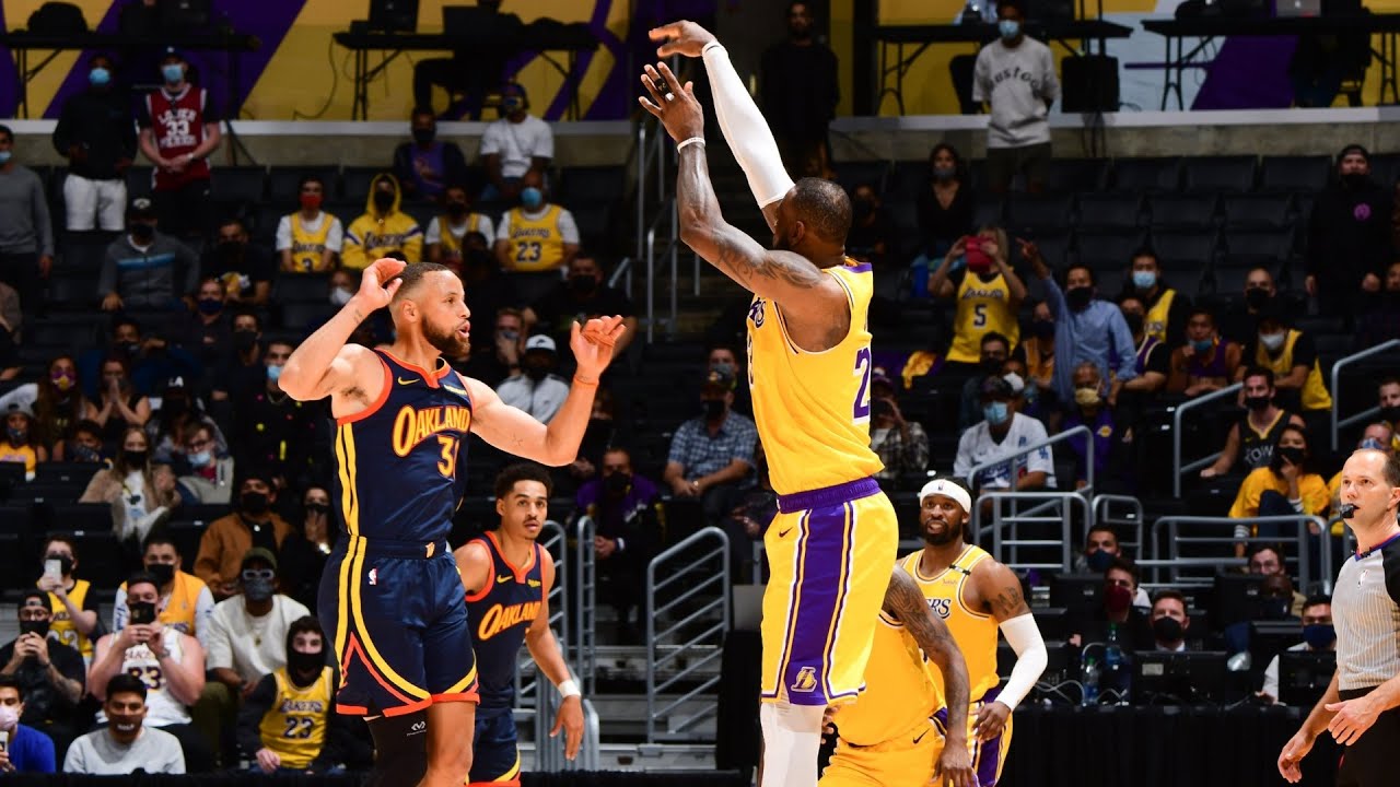LeBron 34 Foot Game Winner Play In vs Warriors! Curry 37 Pts! 2020-21 NBA Season