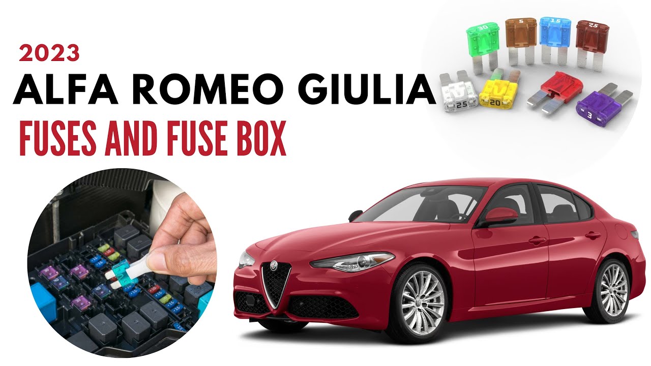 Схема и расположение блока реле и предохранителей Alfa Romeo Giulia 2023 года. Руководство пользо...
