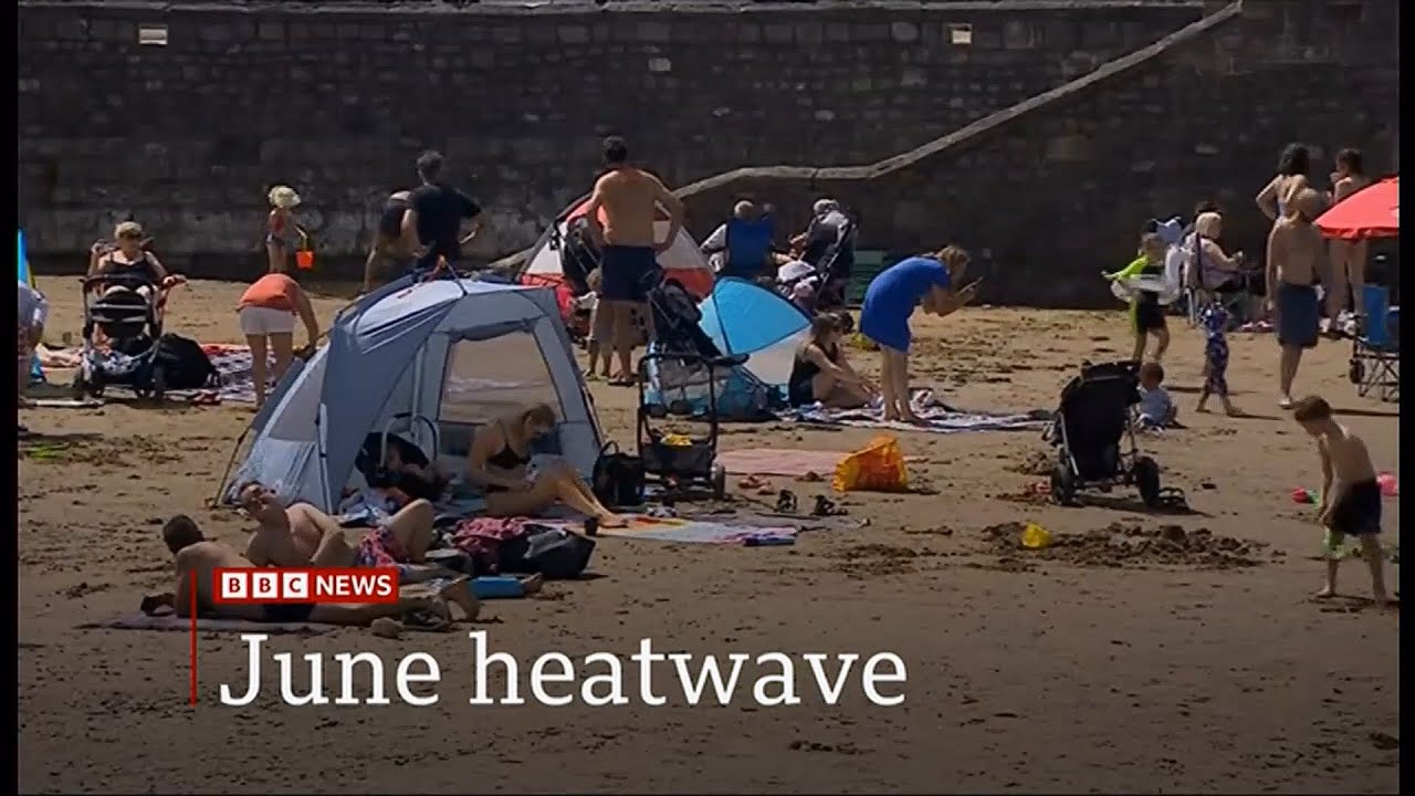 Weather Events - Officially a heatwave in the south of the UK/(Europe) - BBC & ITV - 17th June 2022