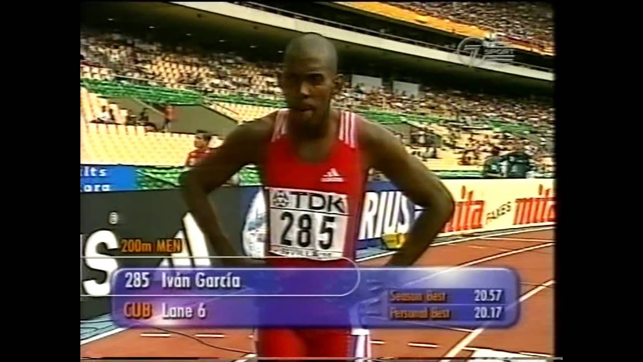 1999 World Championships, 200m Semifinal 2, Seville, Spain