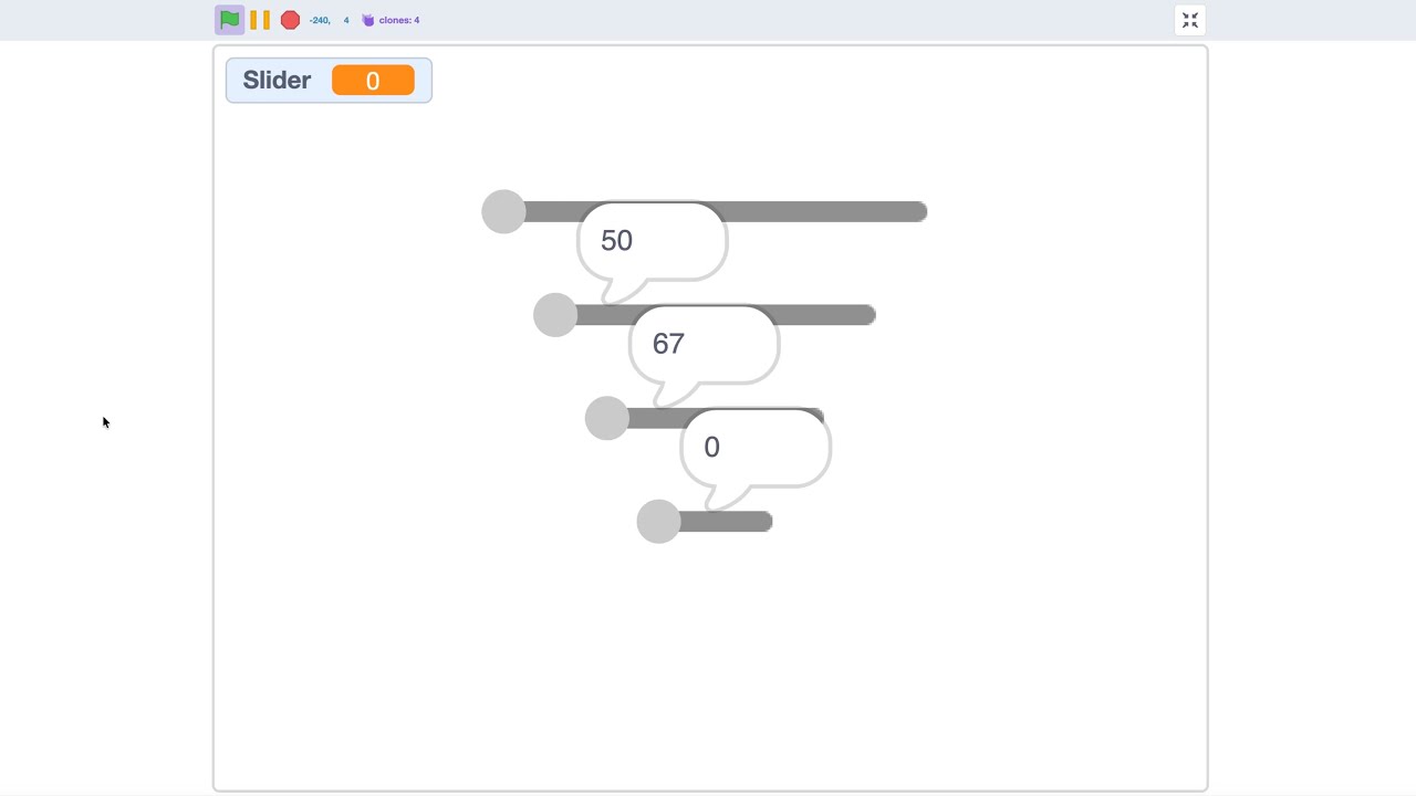 Как создать собственный ползунок с помощью пера в Scratch | Урок по Scratch!