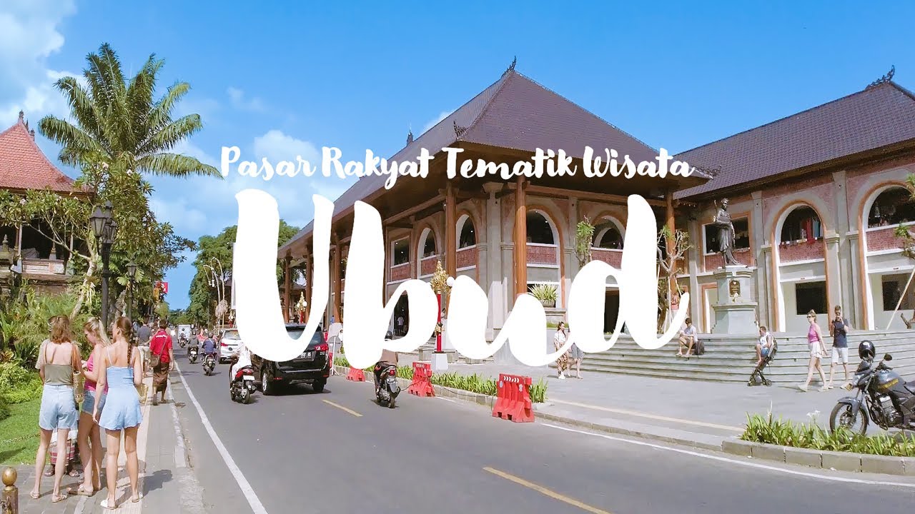 4K | Walking Tour of Pasar Rakyat Tematik Wisata Ubud 2023