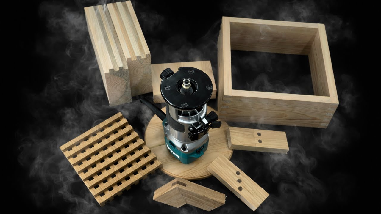 12 Amazing Router Trimmer Hacks. Woodworking. DIY.