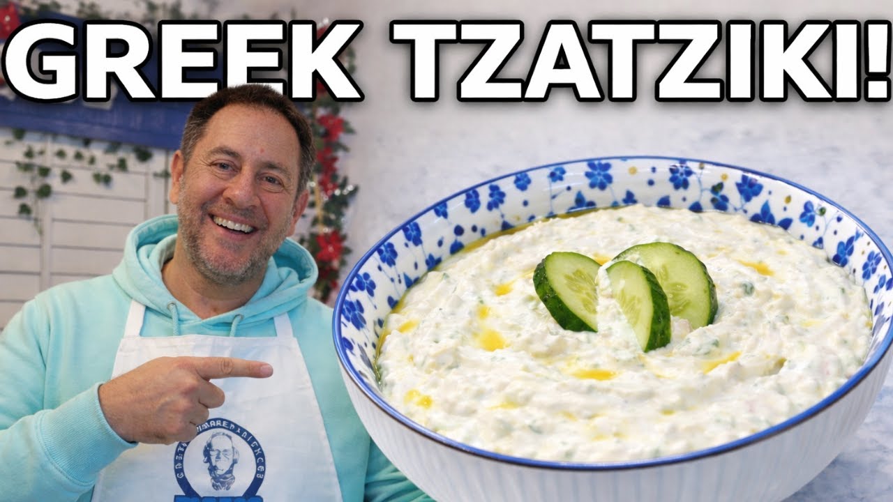 Authentic Greek Tzatziki Recipe | Easy Creamy Yogurt & Cucumber Dip 🇬🇷 | Mazee Gifts & Classes
