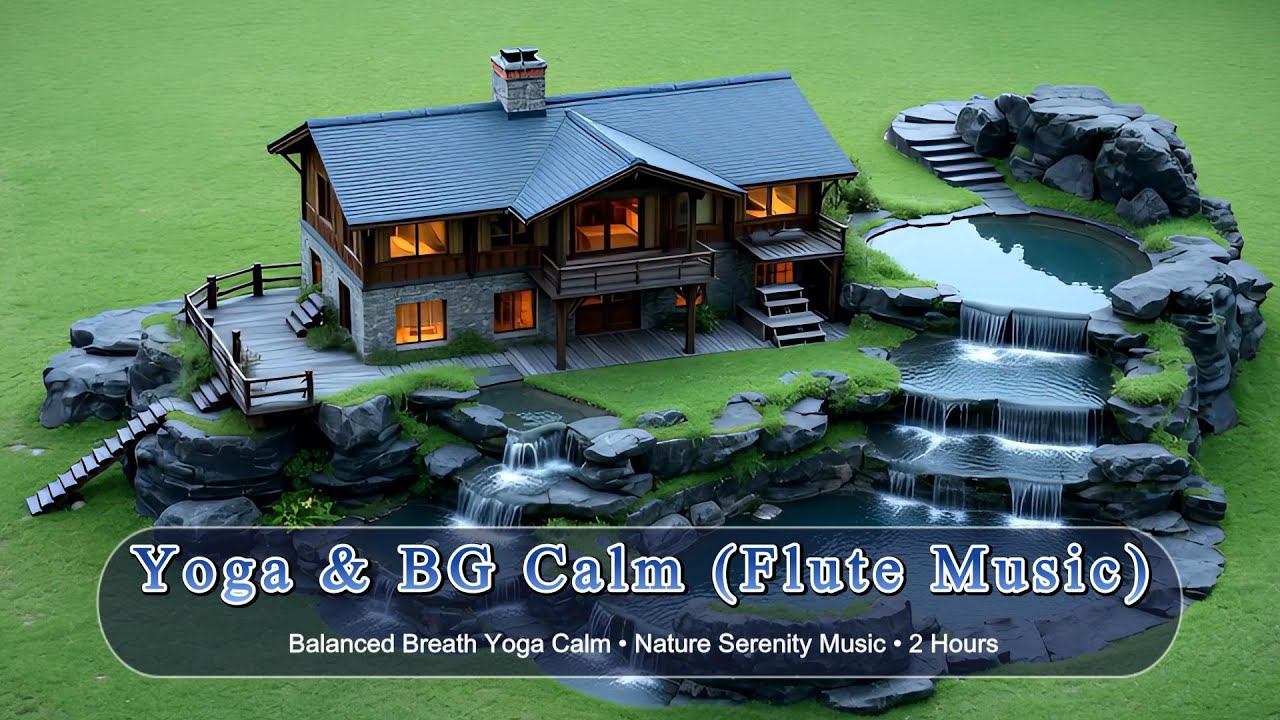Yoga & BG Calm -  Flute & Ambient Calm Music | Balanced Breath Yoga Calm | 2 Hours Music