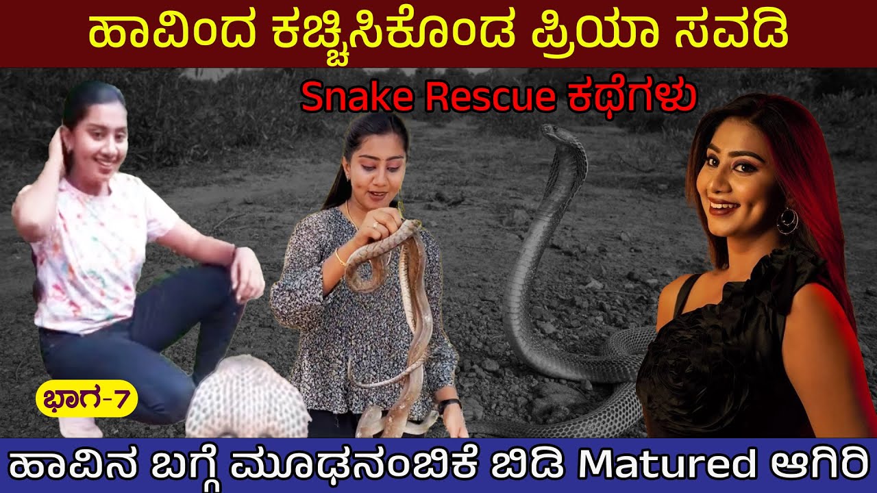 5 ಸಾವಿರ ಹಾವು ಹಿಡಿದ ಪ್ರಿಯಾ ಸವಡಿ ಹಾವು ಕಚ್ಚಿಸಿಕೊಂಡಿದ್ದೆಗೆ? Digital Maadhyama-Snake Rescue Priya savadi7