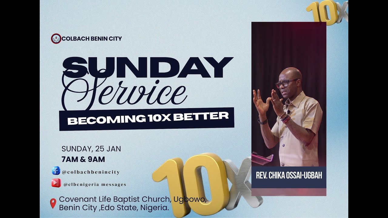 Becoming 10× Better (Pt. 6): Emotional Intelligence — Master Your Emotions | Rev. Chika Ossai-Ugbah.