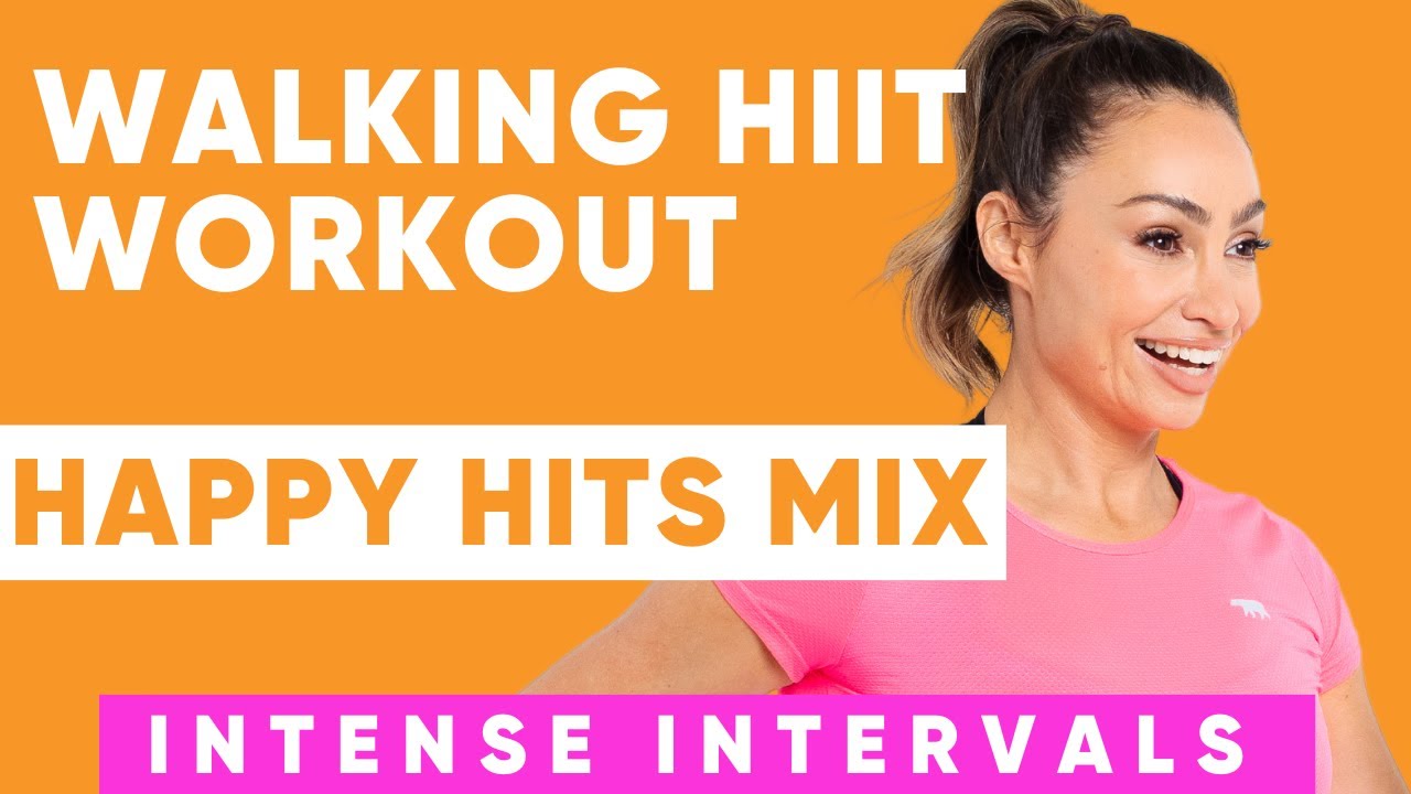 2800 Steps Happy HIITS Walking Workout (EXTREME SWEAT)