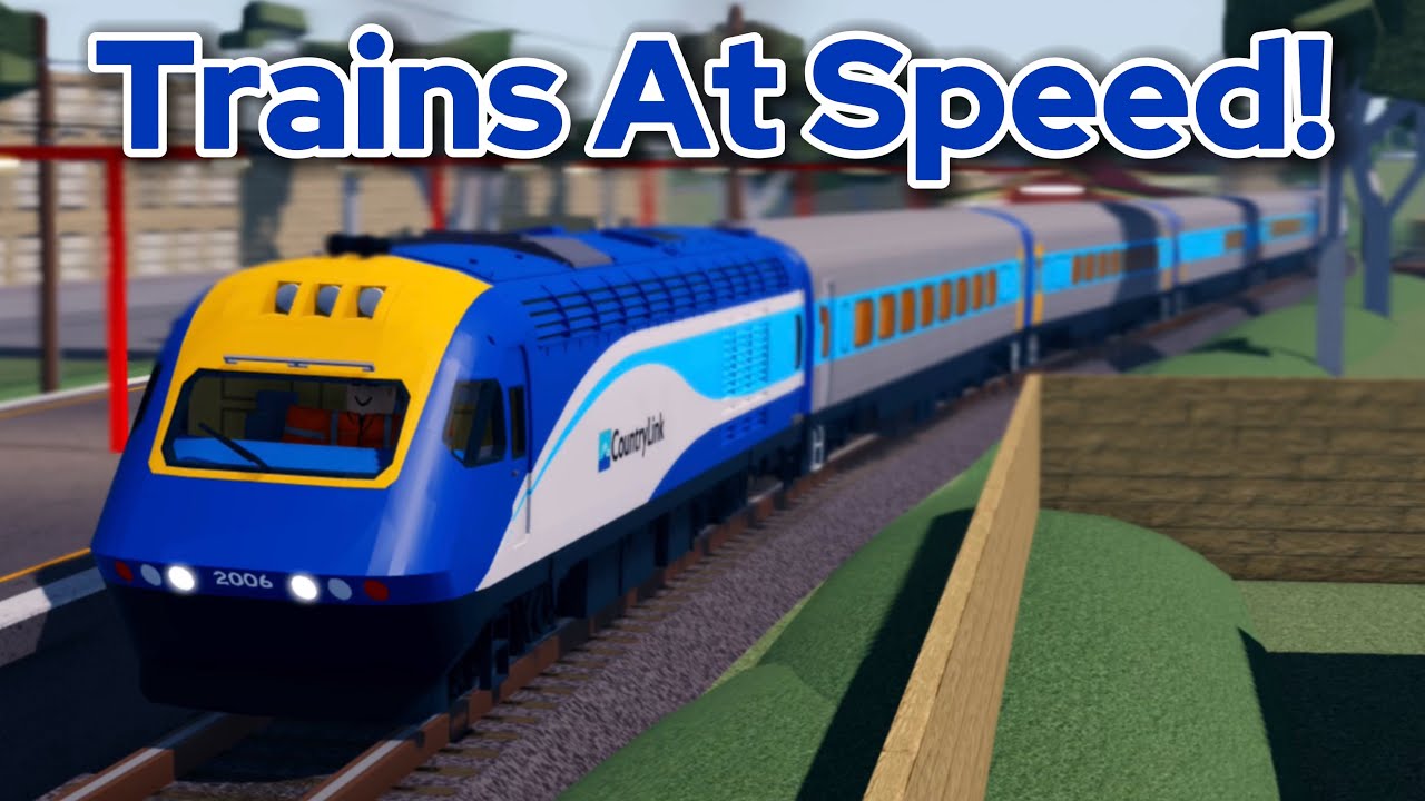Trains At Speed! | Roblox Trainways
