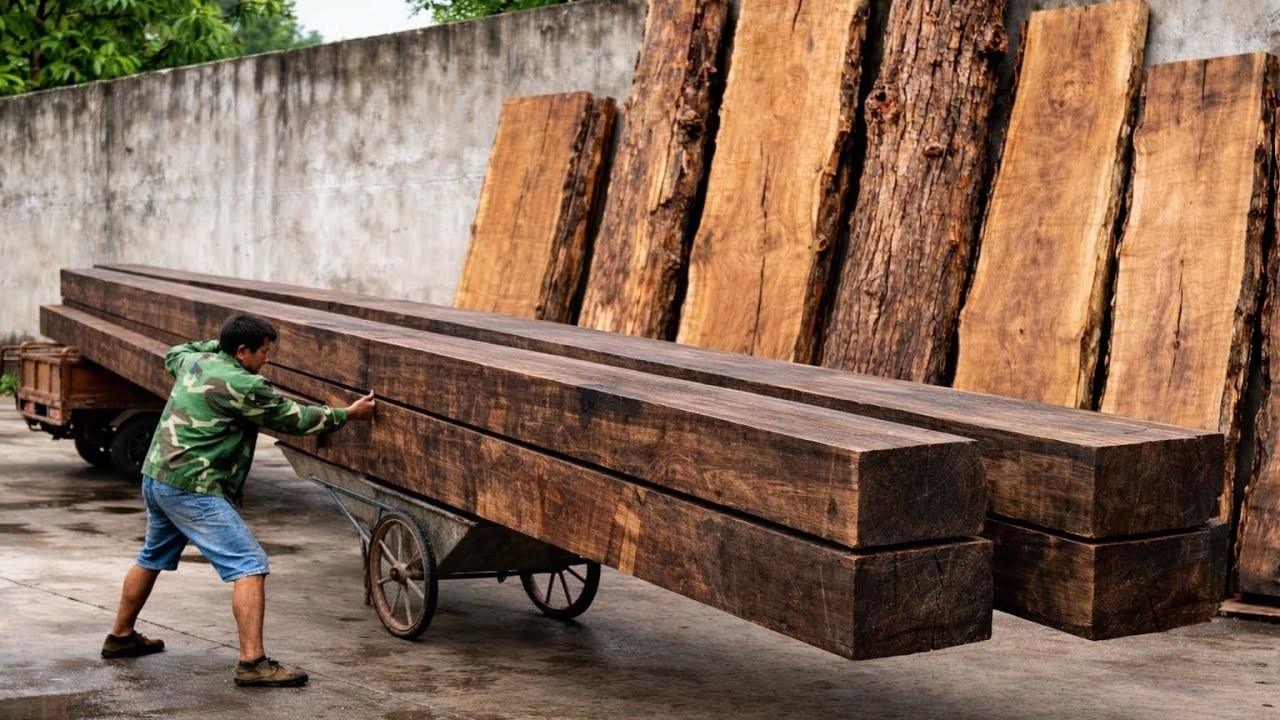 Touching the Soul of Old Wood — From a Discarded Hard Log to Furniture Worth a Fortune