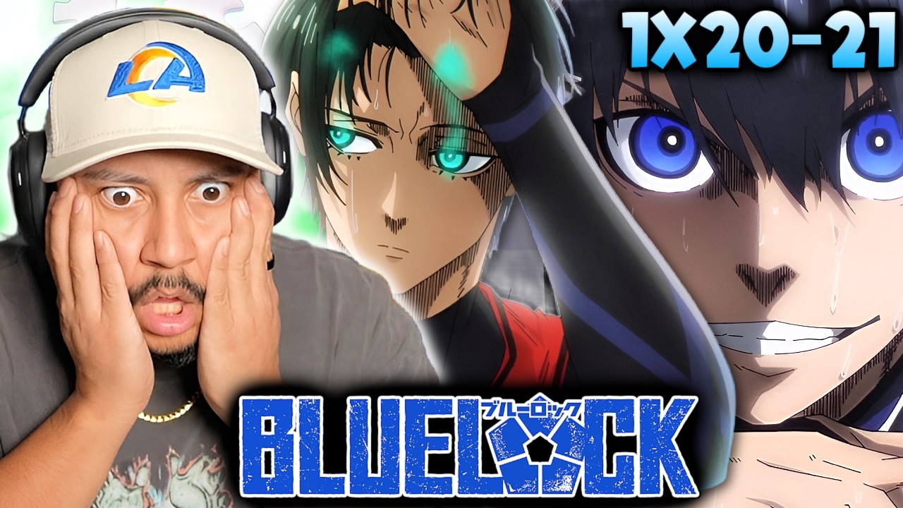 ISAGI VS RIN !! 🔥 FIRST TIME REACTING TO BLUE LOCK SEASON 1 EPIOSDE 20-21