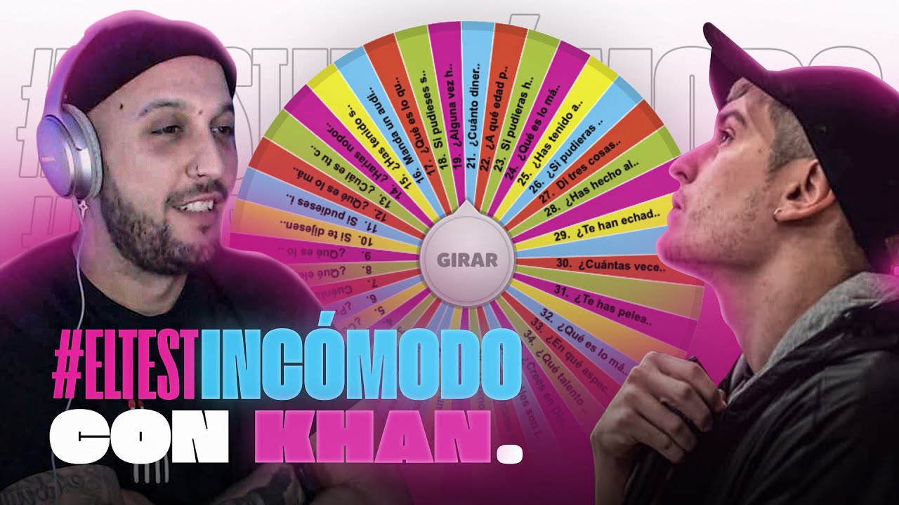 PIEZAS presenta #ELTESTINCOMODO con KHAN | PREGUNTAS Y RETOS ALEATORIOS | #001