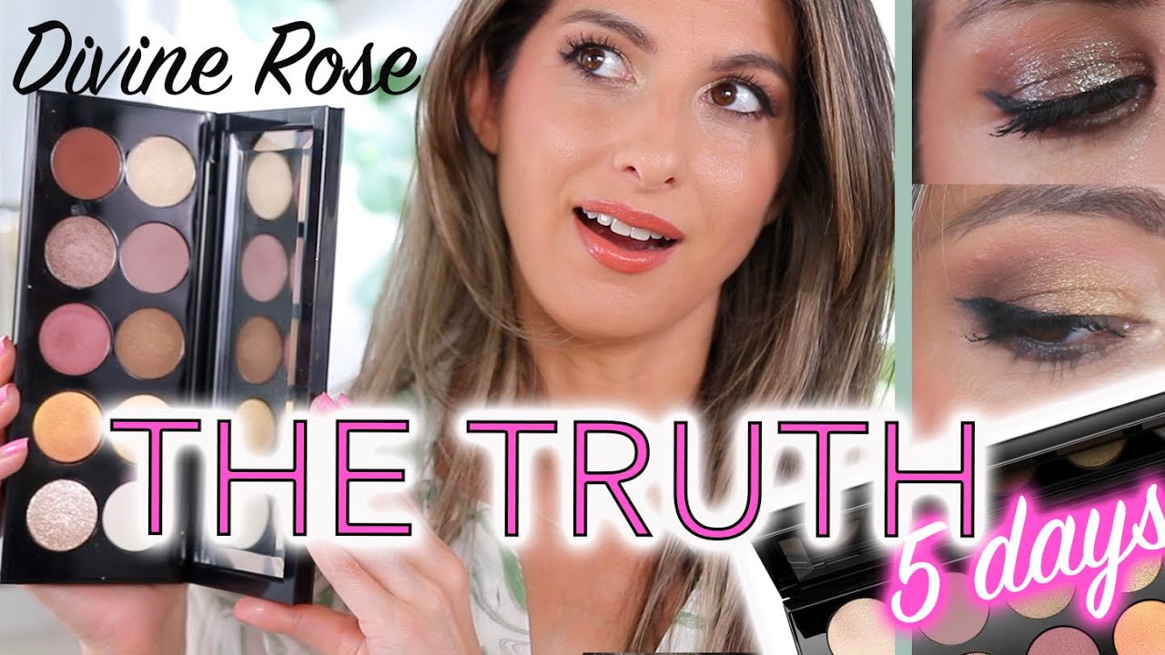 The Truth about the Pat McGrath Divine Rose, Rose Eyeshadow Palette! 5 DAY challenge!