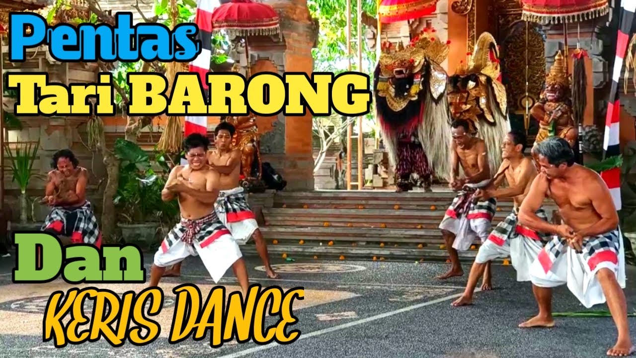 Pentas Tari Barong Dan Keris Dance ‼️ Wisata Budaya Bali ‼️ Wisata Bali