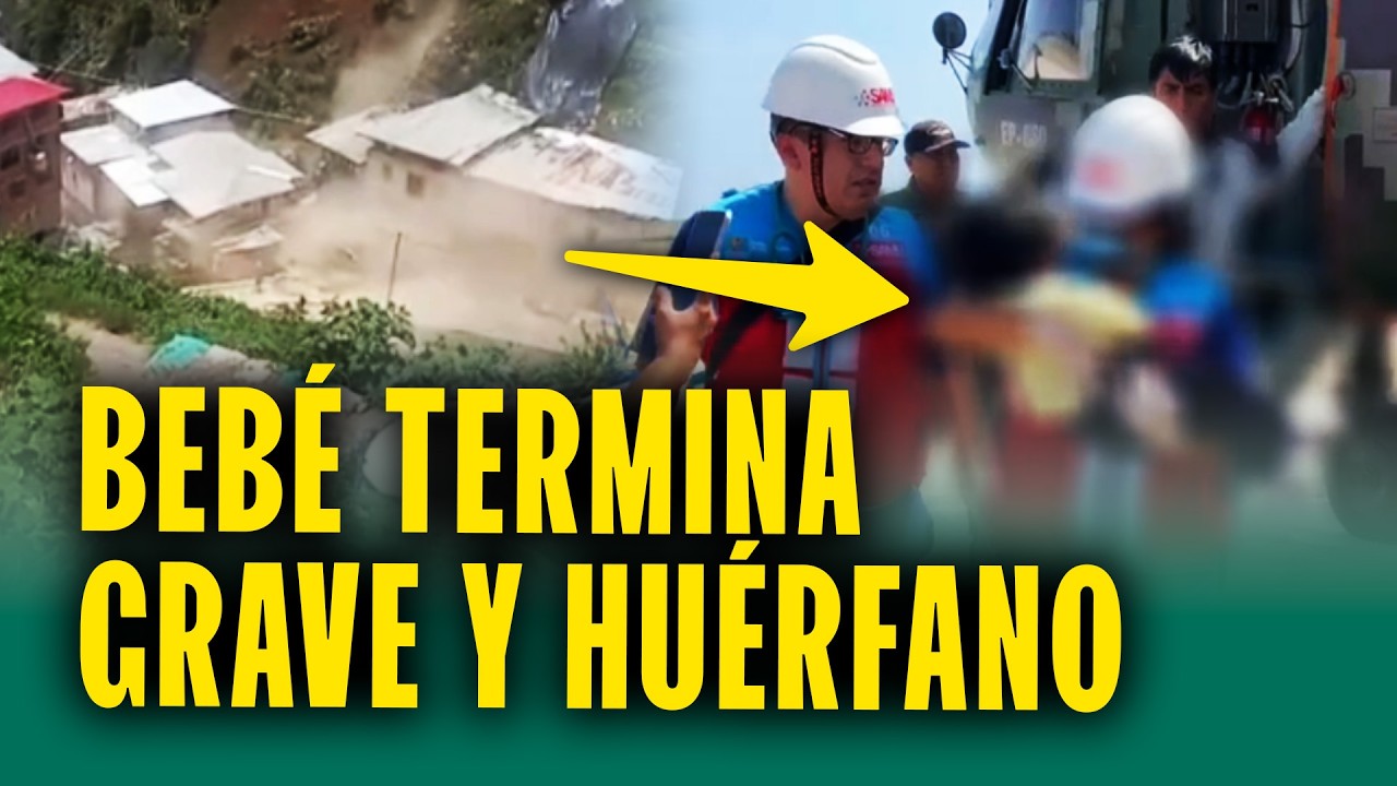 Trágico deslizamiento en Pataz deja cinco muertos: Bebé perdió a su madre y lucha por su vida