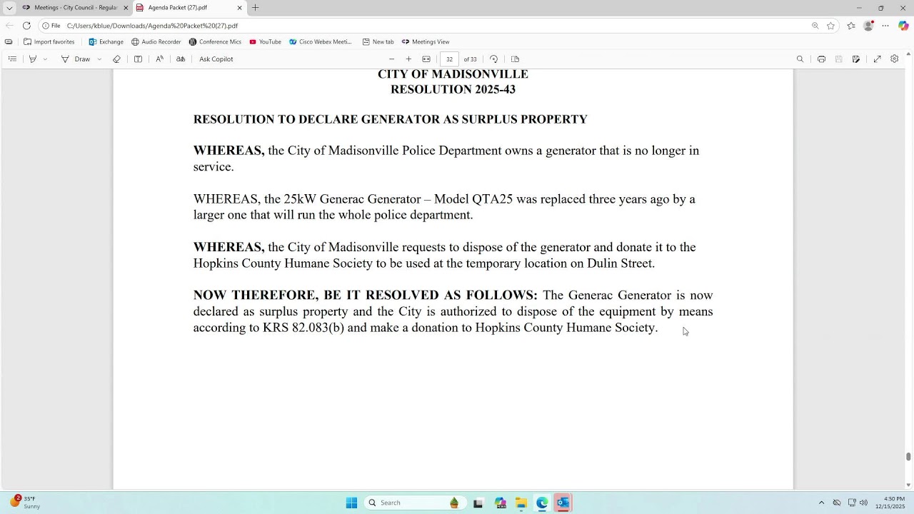 City Council Meeting