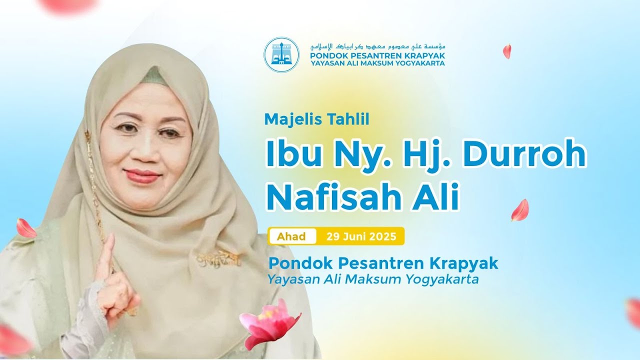 Majelis Tahlil Ibu Ny. Hj. Durroh Nafisah Ali