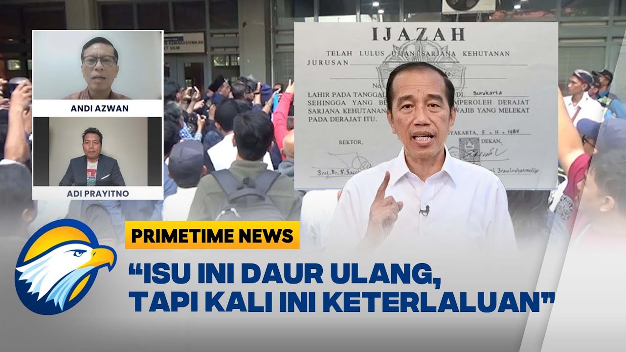 RIUH TUDUHAN IJAZAH JOKOWI PALSU, KAPAN BERAKHIR? | Primetime News