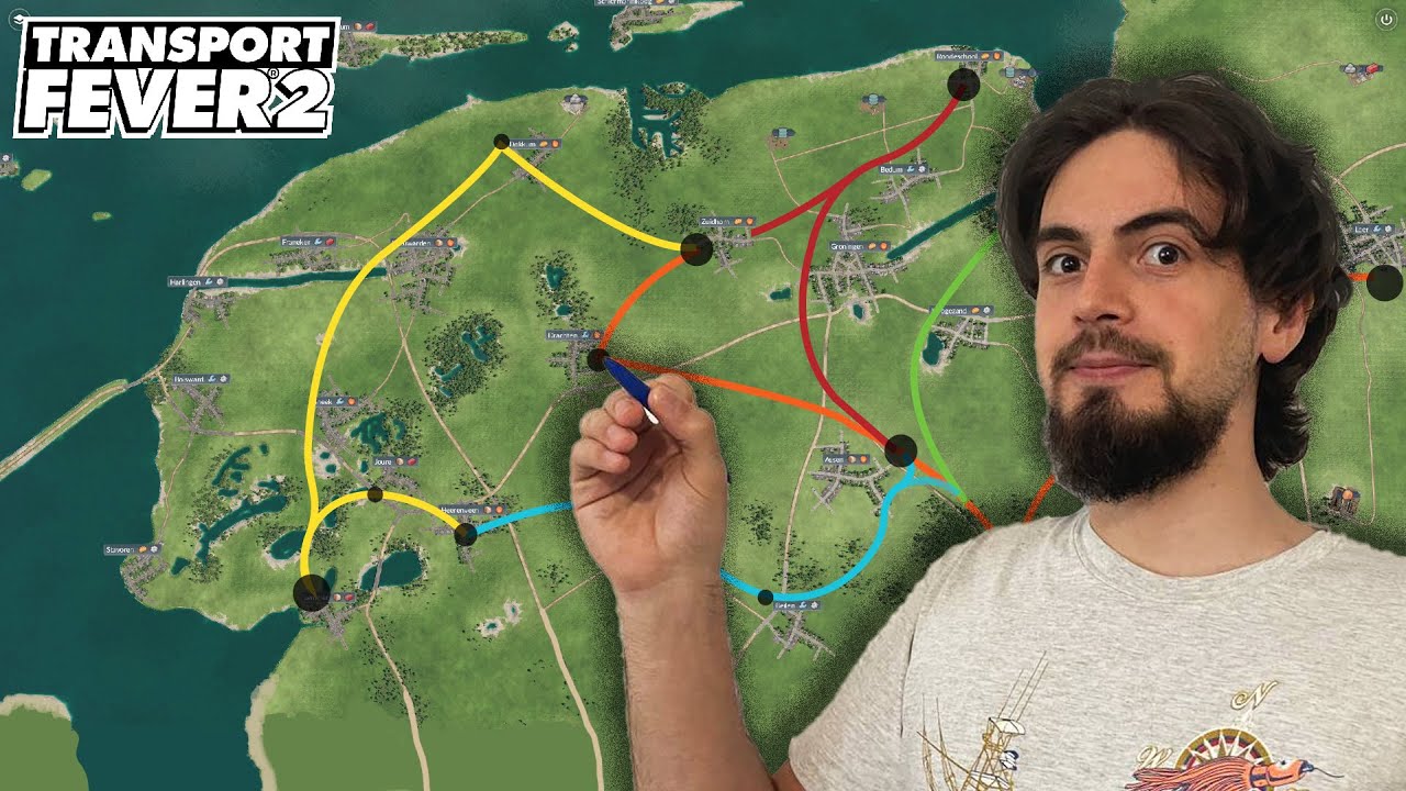 Transport Fever 2 | Соединил все Города в Одну Огромную Сеть ЖД #7