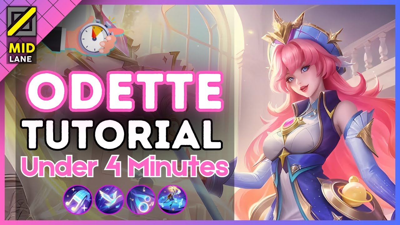 4-минутное руководство по игре в Одетт на средней линии || (MLBB S38) 2025