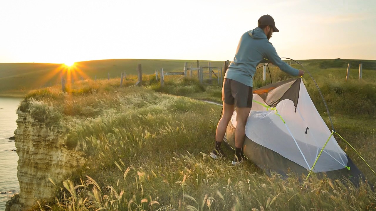 Wild Camping on The South West Coast Path at Durdle Door