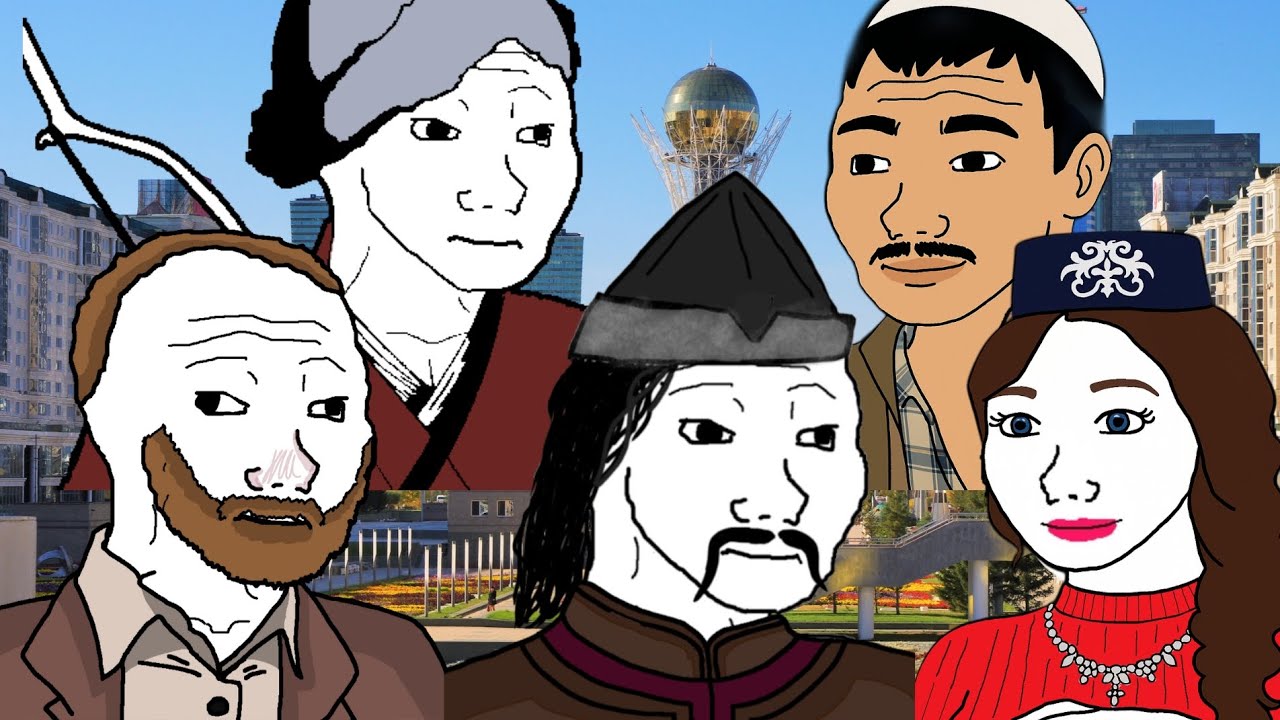 Main ethnic groups in Kazakhstan be like